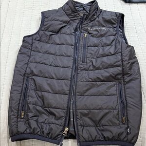 Vineyard Vines Men's Dark Blue Quilted Vest
